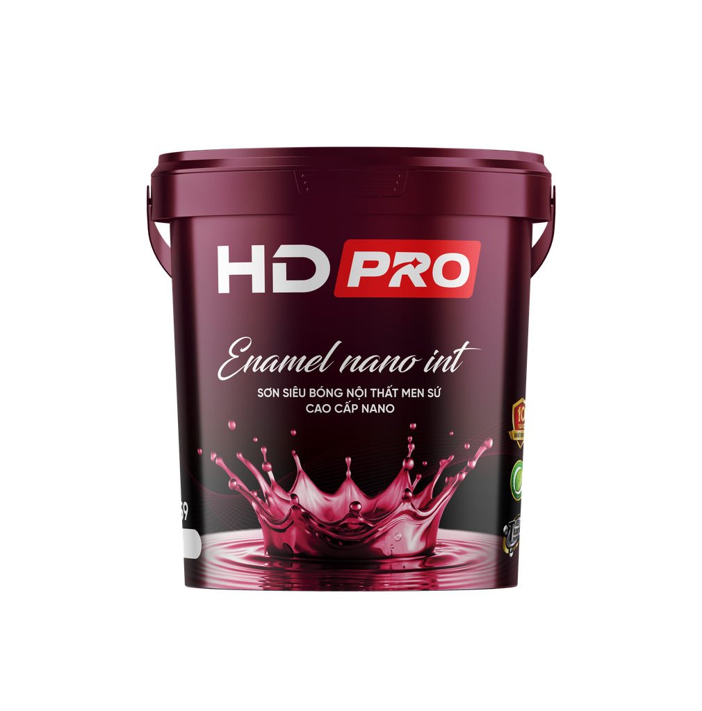 Sơn siêu bóng nội thất men sứ cao cấp 