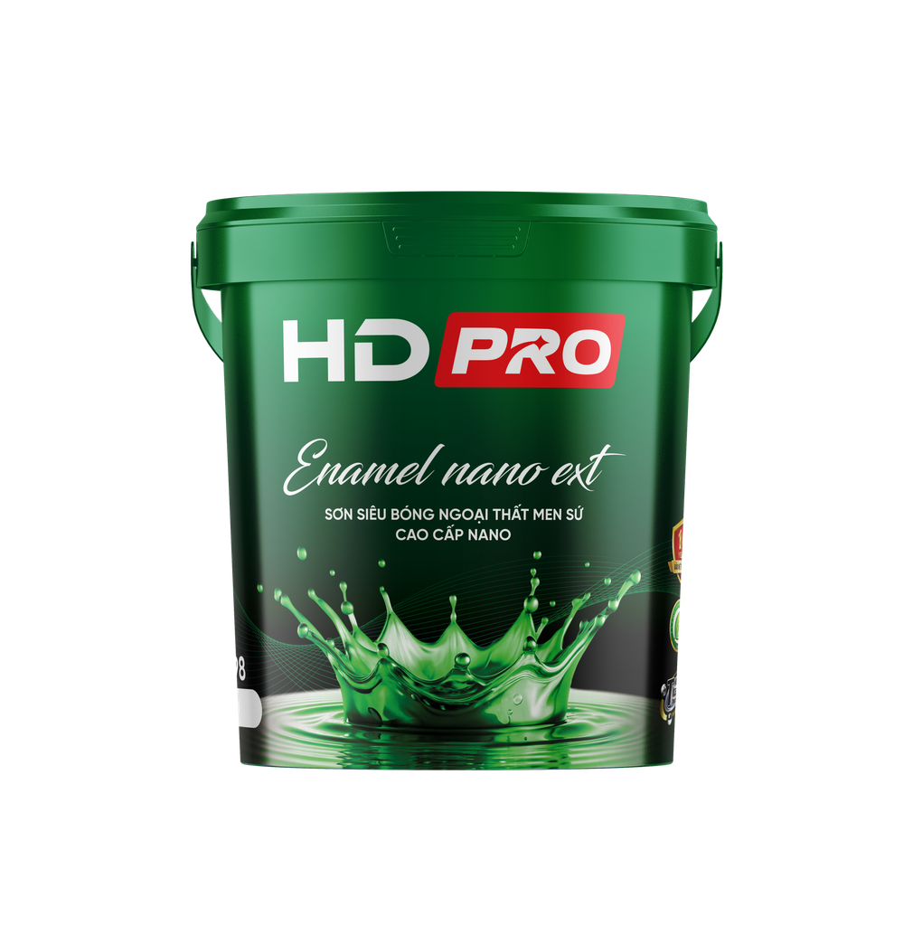 Sơn siêu bóng ngoại thất men sứ cao cấp Nano