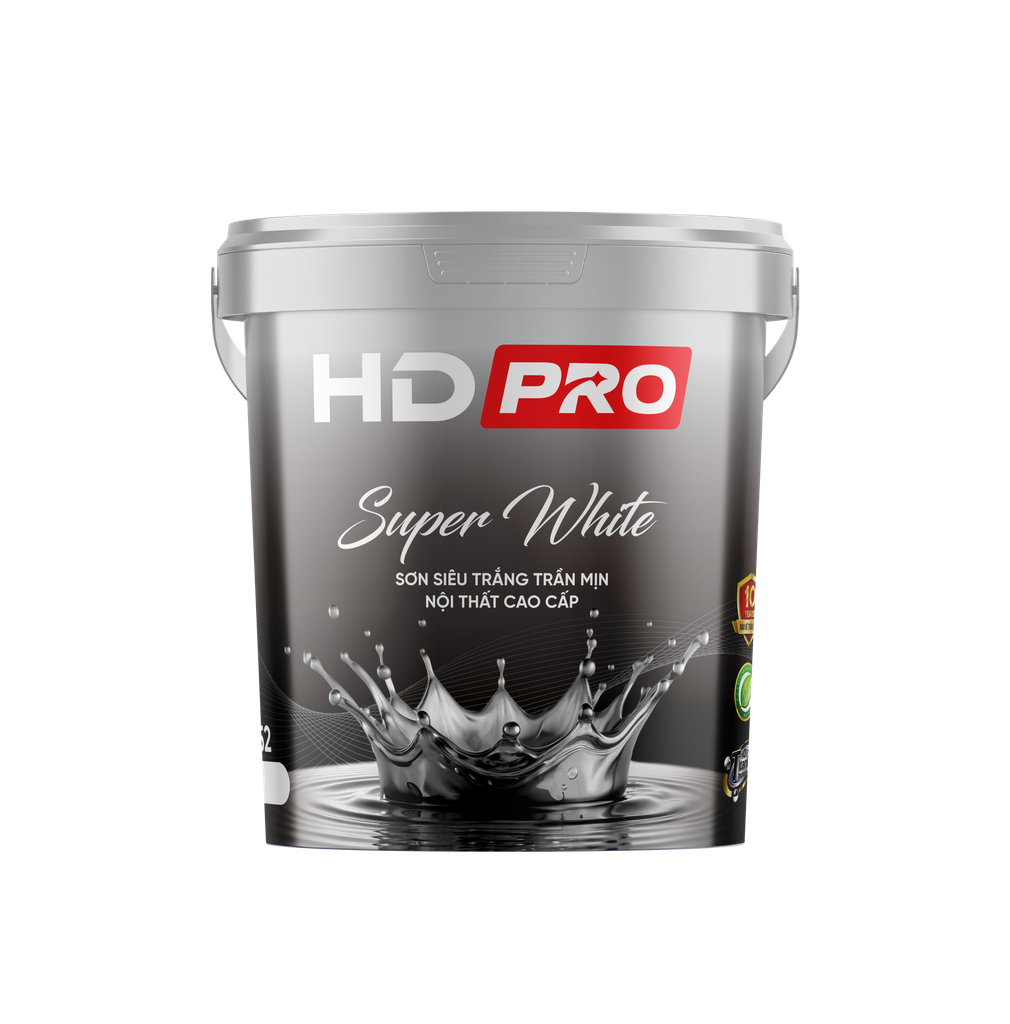 Sơn siêu trắng trần mịn Nội thất cao cấp 
