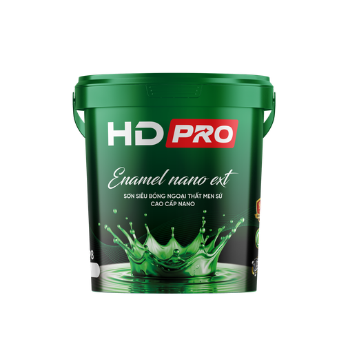 Sơn siêu bóng ngoại thất men sứ cao cấp Nano